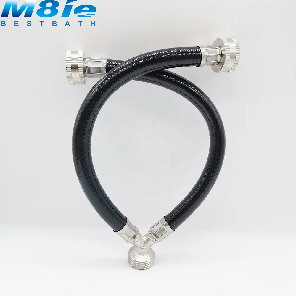 High Quality Fittings Flexible Braided Metal Hose Bathroom Kitchen Wash Basins Inlet Hose Water Pipe