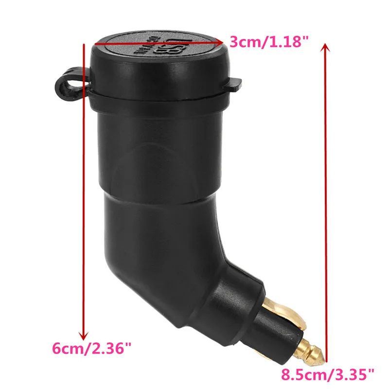 Rainproof 5V 3.3A motorcycle charger for mobile phones navigator GPS