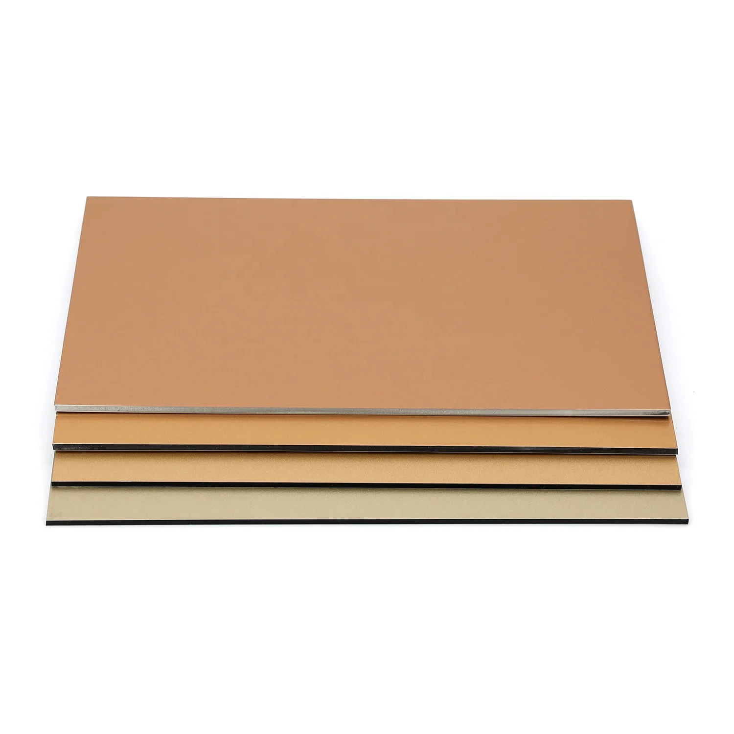 Golden Sunshine Interior Wall Panel Acm 6mm Aluminum Composite Panels