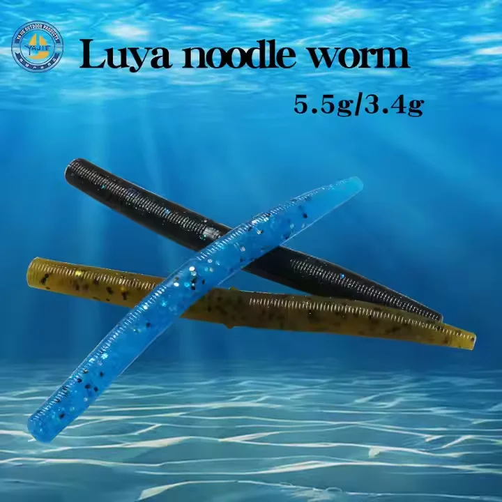 10.5cm 8cm Worm soft lures fishing  wacky rig Lure Bass Fishing