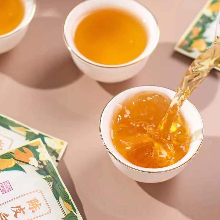 Комбинированный чай Fuding оптовая продажа белый с отделкой мандарина Fujian Xinhui чайное