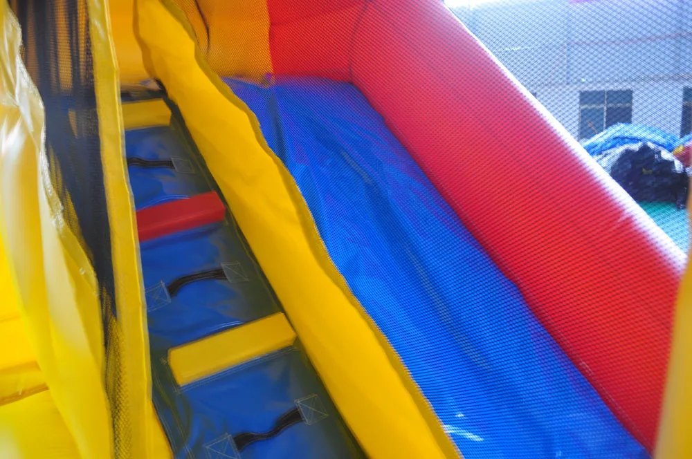 Smiling face inflatable  bouncy castle for sale inflatable bouncer slide