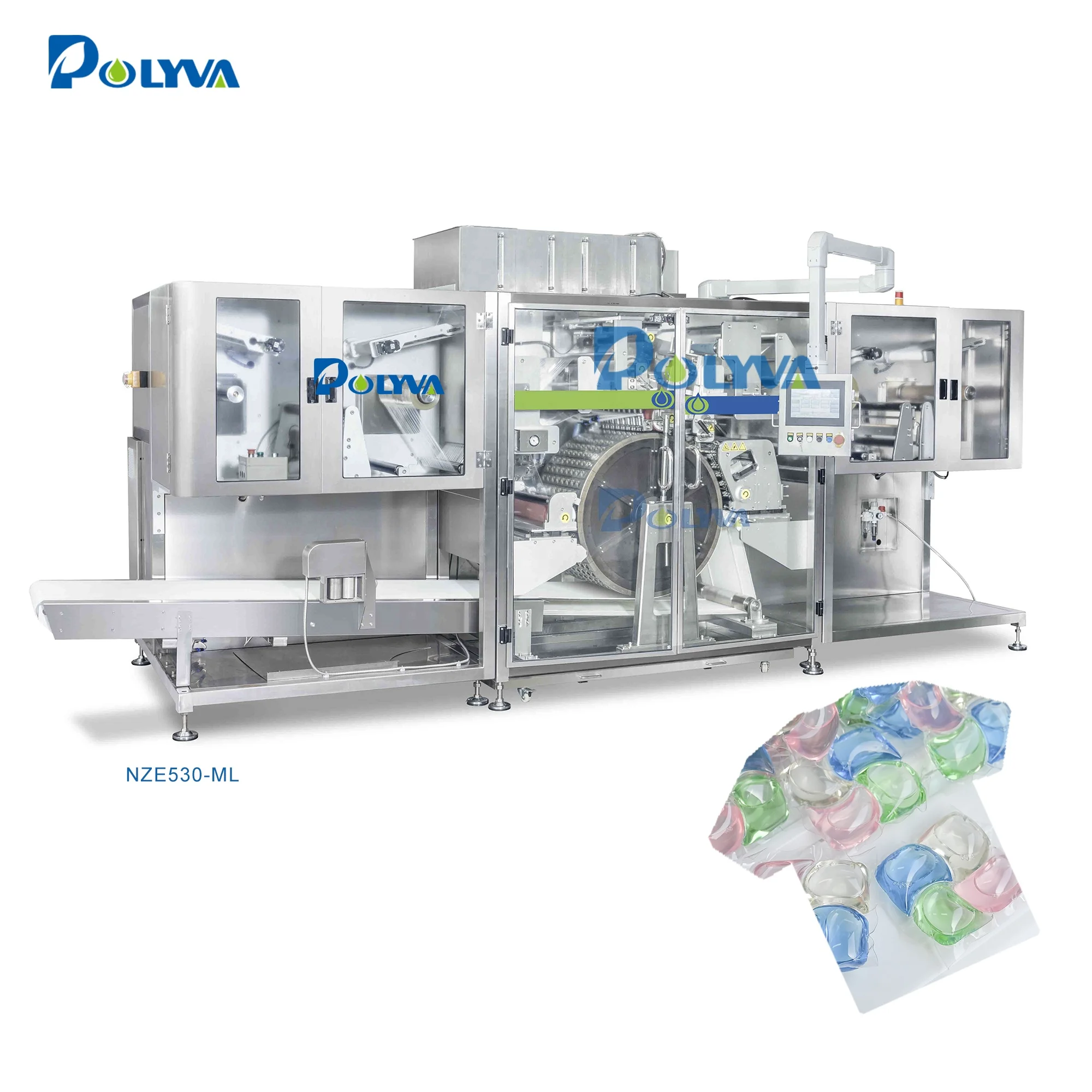 Polyva easily dissolve powder automatic packing machine laundry pods filling machine