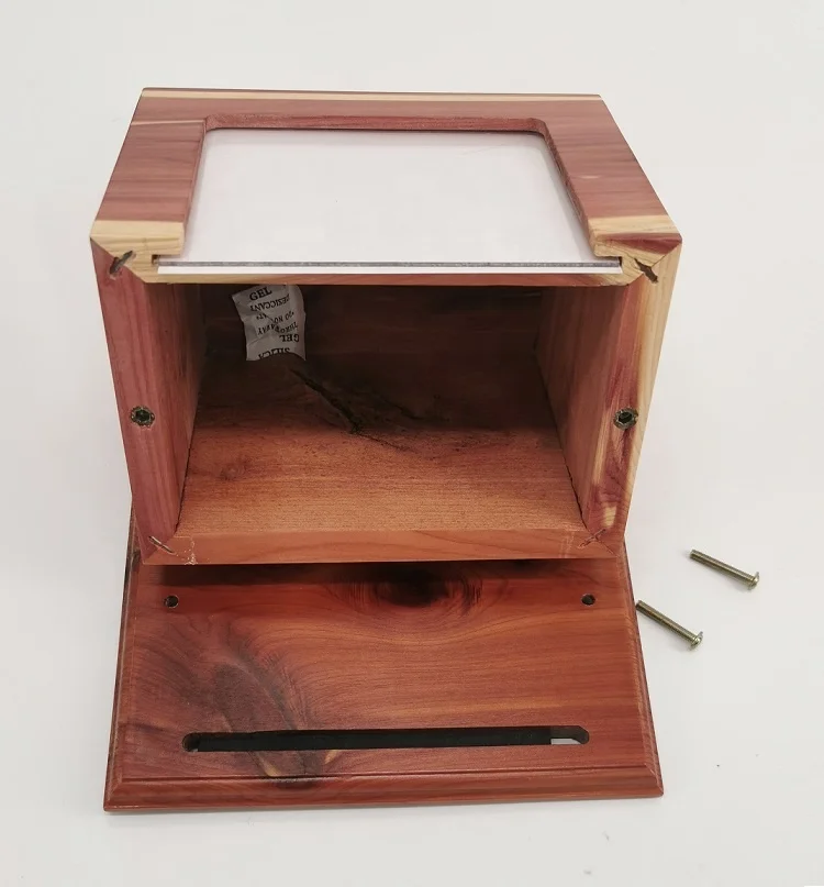 Деревянные урны, шкатулки для домашних животных, деревянная памятная коробка для кремации с фоторамкой для домашних животных, оптом