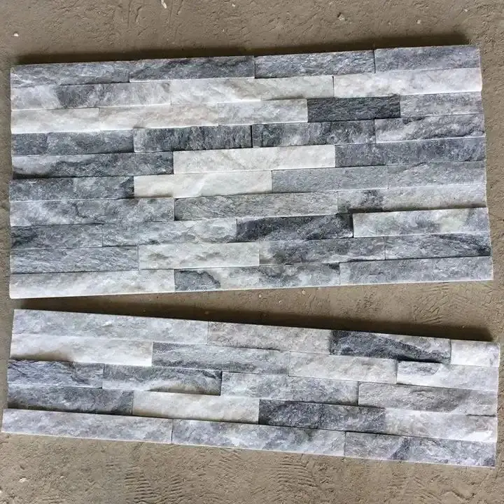 Cheap Exterior Wall Veneer Quartz Stone Panels Natural Stone Tiles Wall Cladding Culture Stone For Fireplace And External Wall