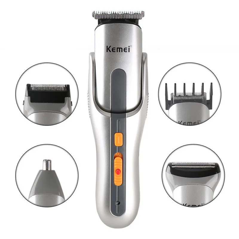 
Kemei KM-680A Бытовой электрической машинки для стрижки волос, электрическая бритва, триммер для волос на носу устройство в зоне груди резак, пять-в-одном машинка для стрижки волос 