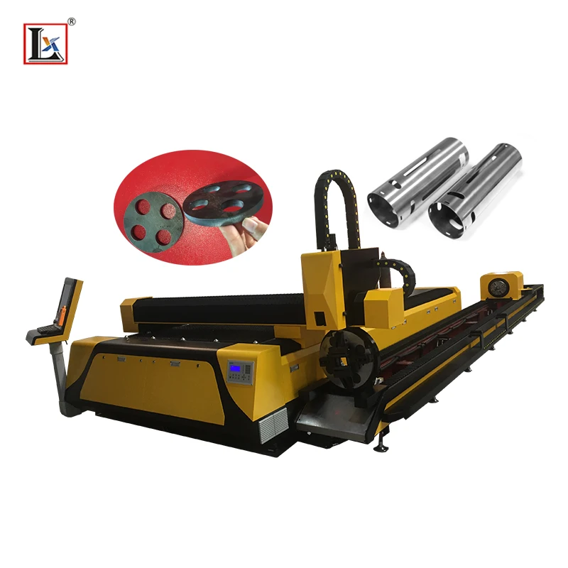 6000w high quality automatic cnc tube and plate fiber laser cutting machine