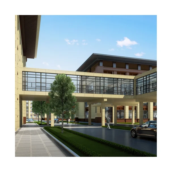 Prefabricated structures glass curtain wall office building