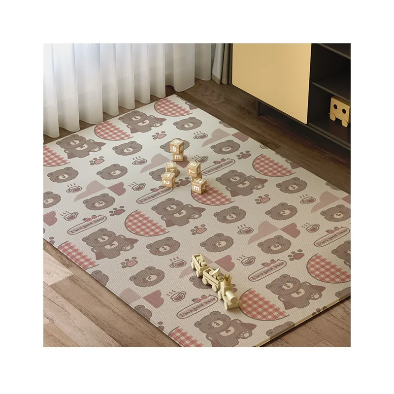 Direct Supply Leather Play Mat Custom Patterns Tpu Baby Seating And Crawling Mat For Interior