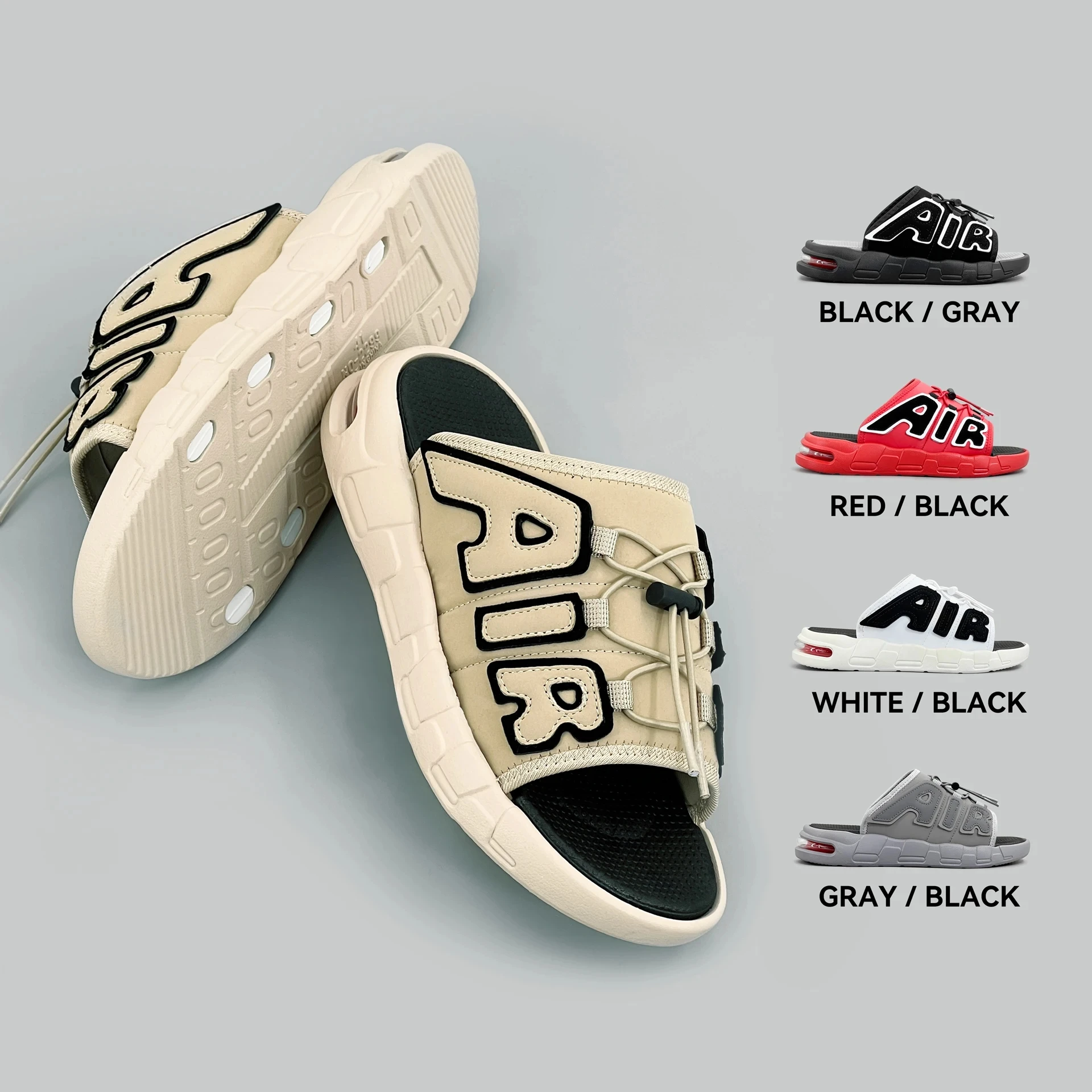 Men Fashionable Trendy Shoes Shoes Outdoor Beach Sandals Flip Air Cushioned Summer Casual Shoes Men Slippers Outdoor Sandals