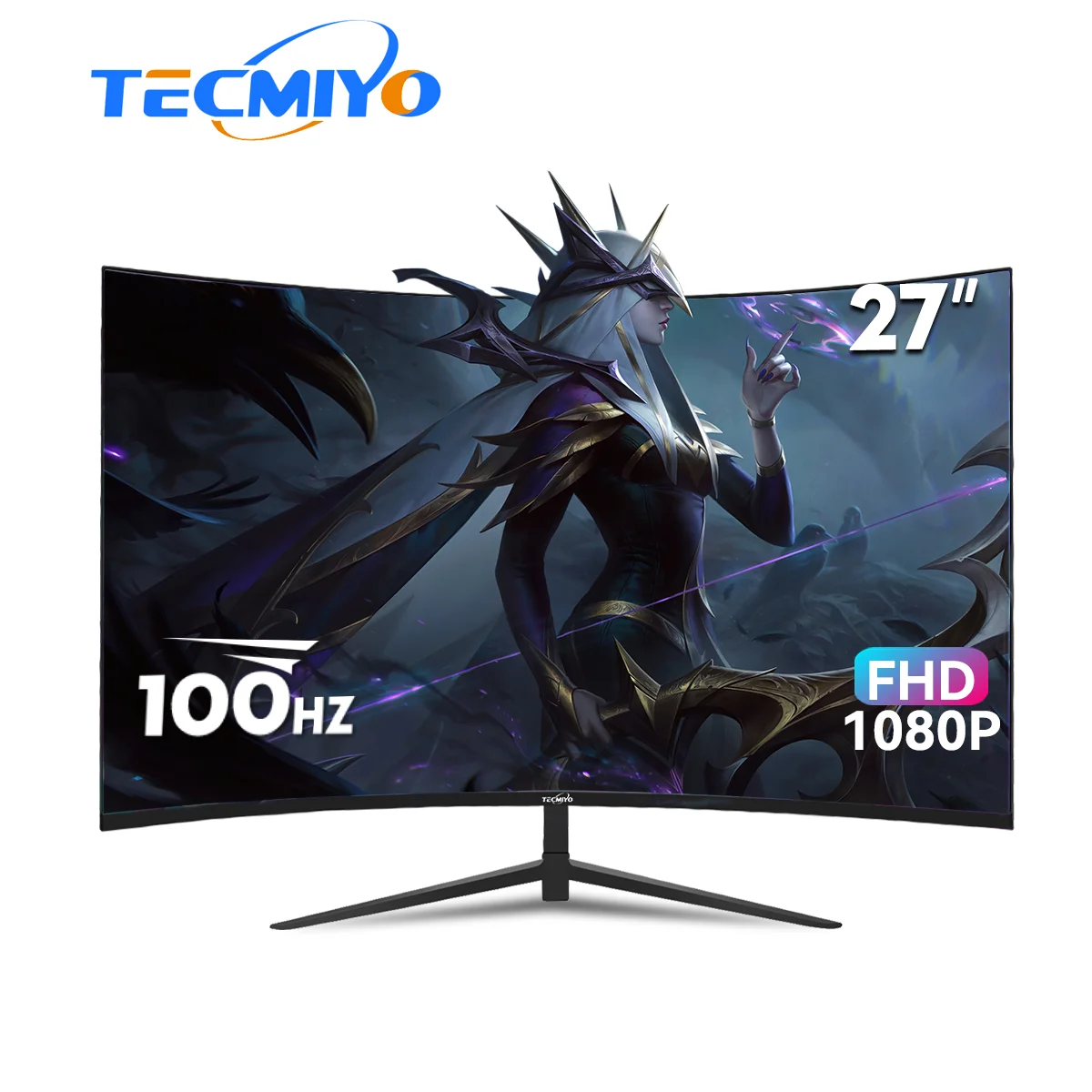 Tecmiyo Led Lcd Monitors 2k 4k 5k 75hz 100hz 144hz 165hz 27inch 32inch Ips/va Desktop Computer Screen Gaming Monitor