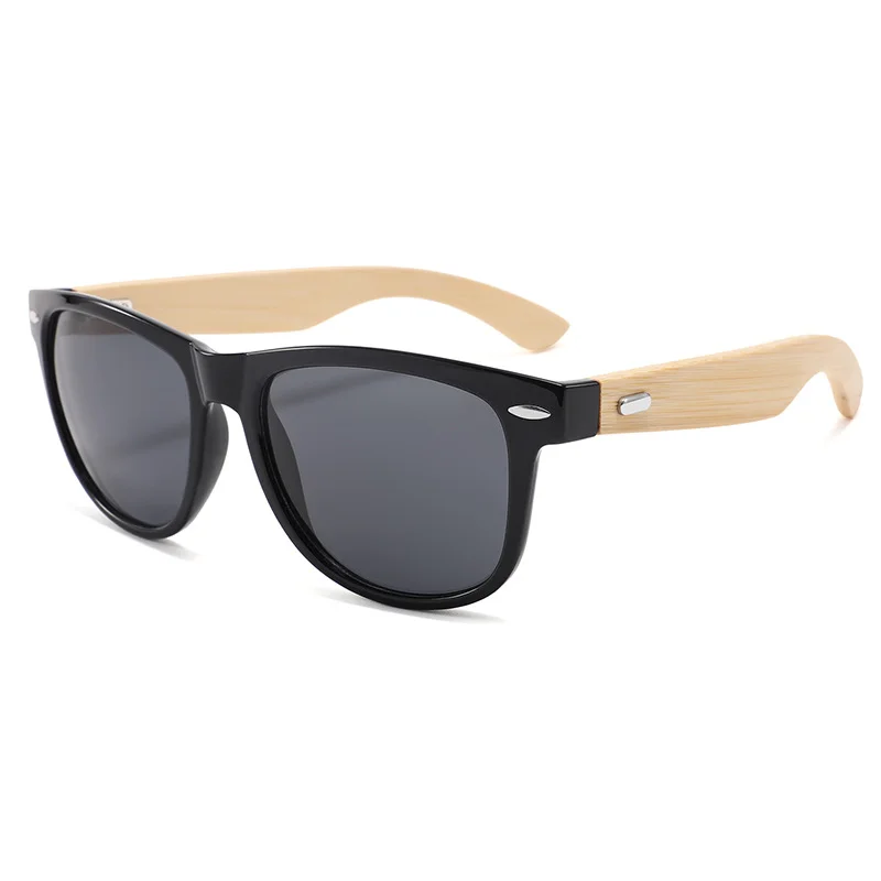 Custom Logo Wooden Sunglasses UV400 Lenses High Quality Men for Driving Traveling Blue White Gold Red Pink Transparent PC