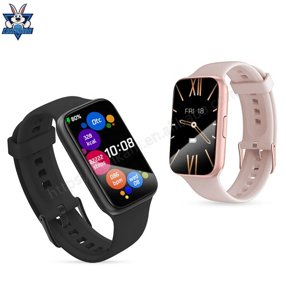 CoolRabbie 2023 Smart Mobile Sport Wrist Watch bracelets Slim Fitness Activity Tracker
