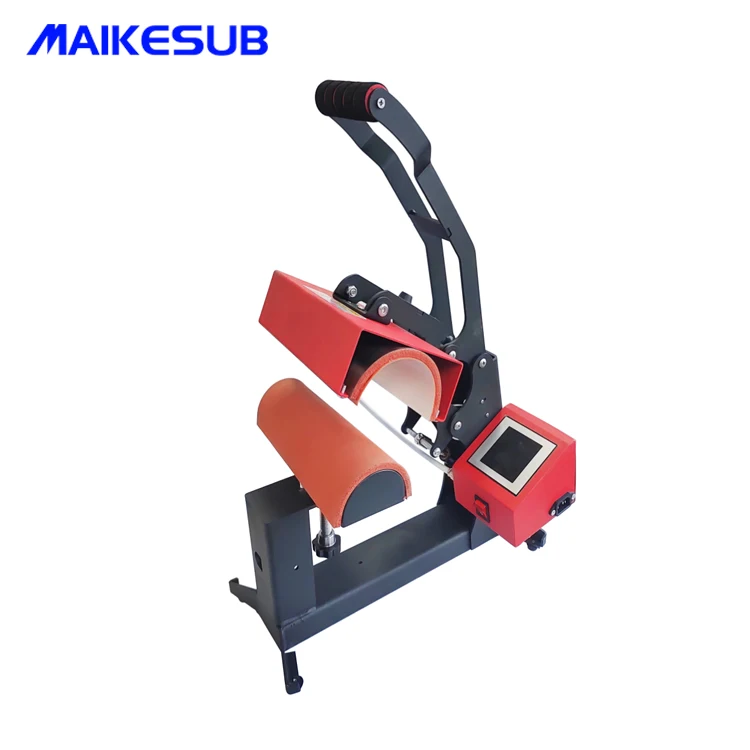 Maikesub Sublimation Shin Guards Machine 3D Soccer Kneepad Heat Press Easy to Operate Semi-Automatic Letterpress Plate Type