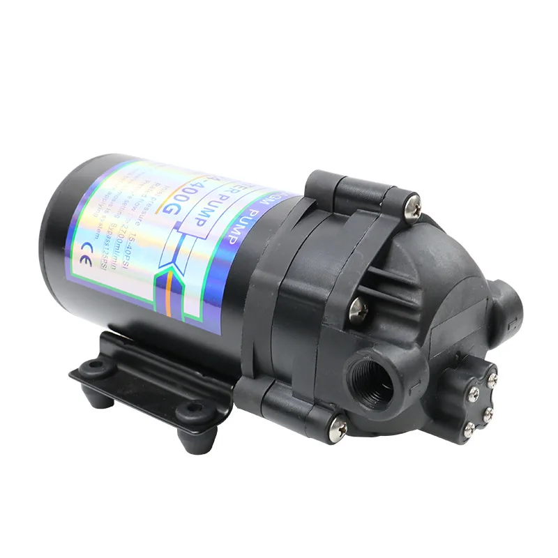 Manufacturer  50G/75G/100G/200G/300G/400/600G 24V RO Diaphragm Booster Pump Membrane Pressure Pump for Reverse Osmosis RO System