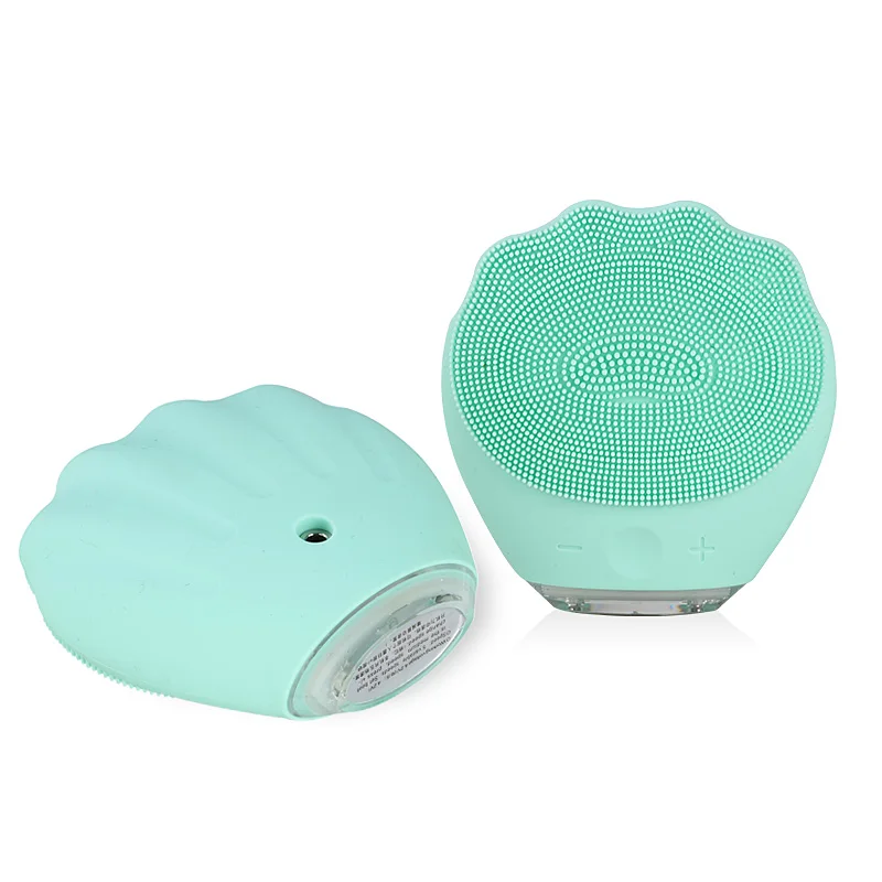 
 New Design Waterproof Cleaning Exfoliator Beauty Device Skin Care Face Silicone Electric Cleansing Facial Brush  