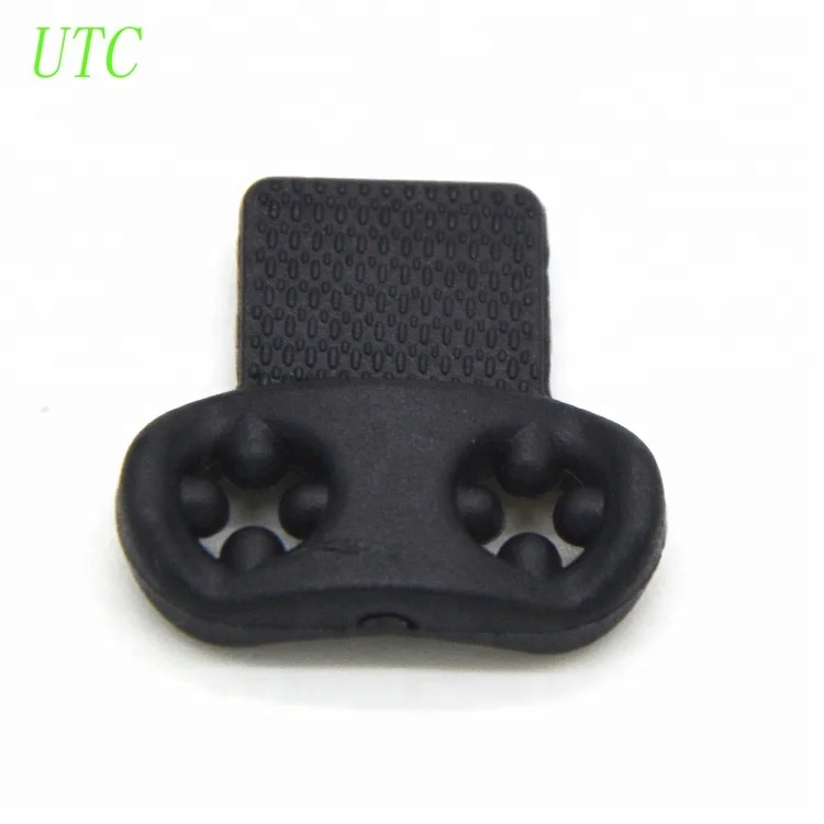 TPU injection buckle  silicone buckle  2 holes pig nose buckle