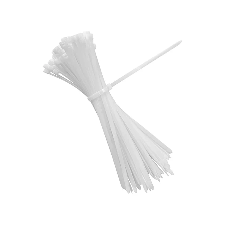 High Quality White Black Tie Cable Ties Nylon Colorful Cheap Price China PA66 PA6 Nylon Plastic Self Locking Cable Zip Tie Warp