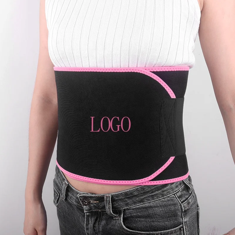 High Quality Custom Logo Women Men Corset Stomach Fitness Brace Sweet Slim Sweat Waist Trimmer Support Trainer Belt
