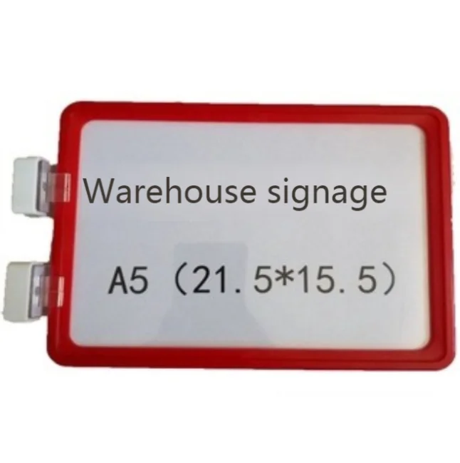 Magnetic Label Board Warehouse Sign Shelf Classification Signboard Shelf Sign Card Magnet  A4 A5 A6