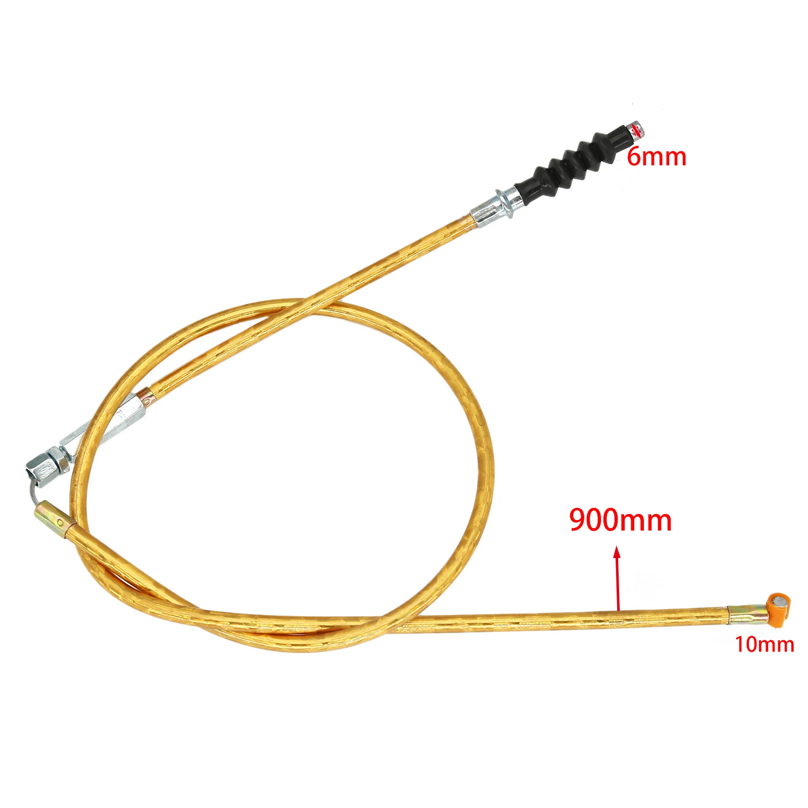 Motorcycle Clutch Cable Wire Hydraulic Reinforce Brake Line 900mm For ZONGSHEN NC250 NC450 Bosuer KAYO Apollo Street Bikes