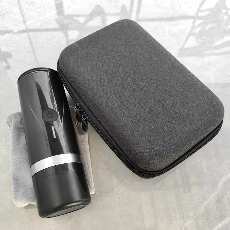 Portable Coffee Maker Aluminum Ce OEM Car Service Garage Machine with EVA Single Serve K Cup Plug in 5v 500g 6w Usb Cappuccino