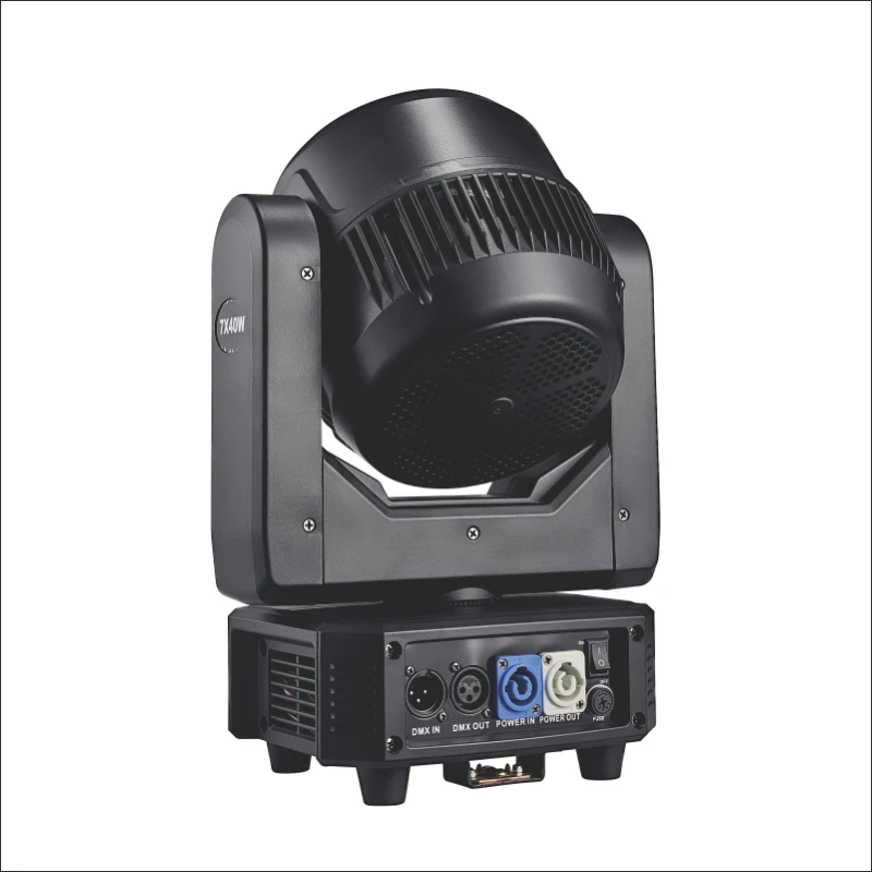 7Pcs 40w Lamp Mini Moving Head Light Led Kaleidoscope Iridescent Moving With Rings Party Light For Bar Club DJ Disco