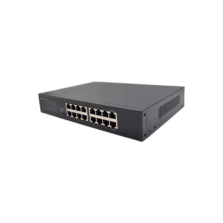 Tenda Metal Case 16 Port 10/100/1000Mbps Ethernet Giga Switch Desktop Unmanaged Gigabit Network Switch