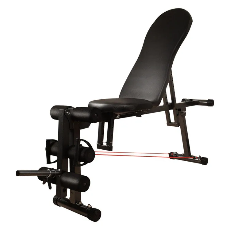 Hot sale Folding Dumbbell Weight Lifting Bench Sit Up Home Gym Fitness Exercise Flat Adjustable Customized For Sale