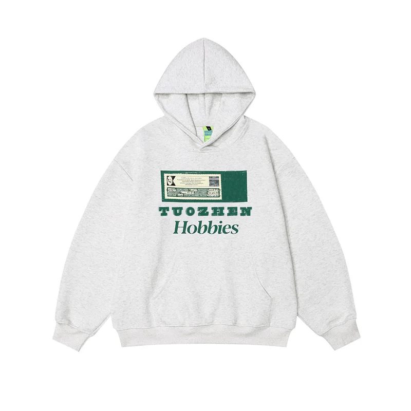 wholesale Original fashionable Loose Graphic hoodie high quality hooded 500gsm cotton oversized fleece custom hoodie