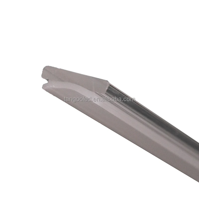 low price crystal led PMMA rod acrylic extruded thick light diffuser cover for linear light preventing from UV and yellowing