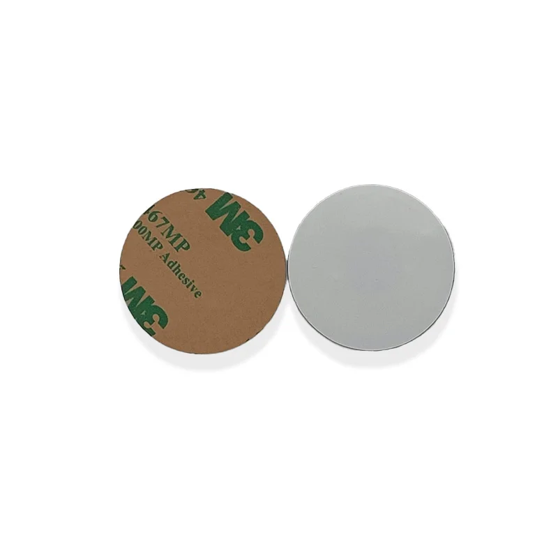 CMYK printing waterproof Dia 25 mm  Custom logo ABS  PVC 125KHZ TK4100  rfid Coin tag token  on -metal