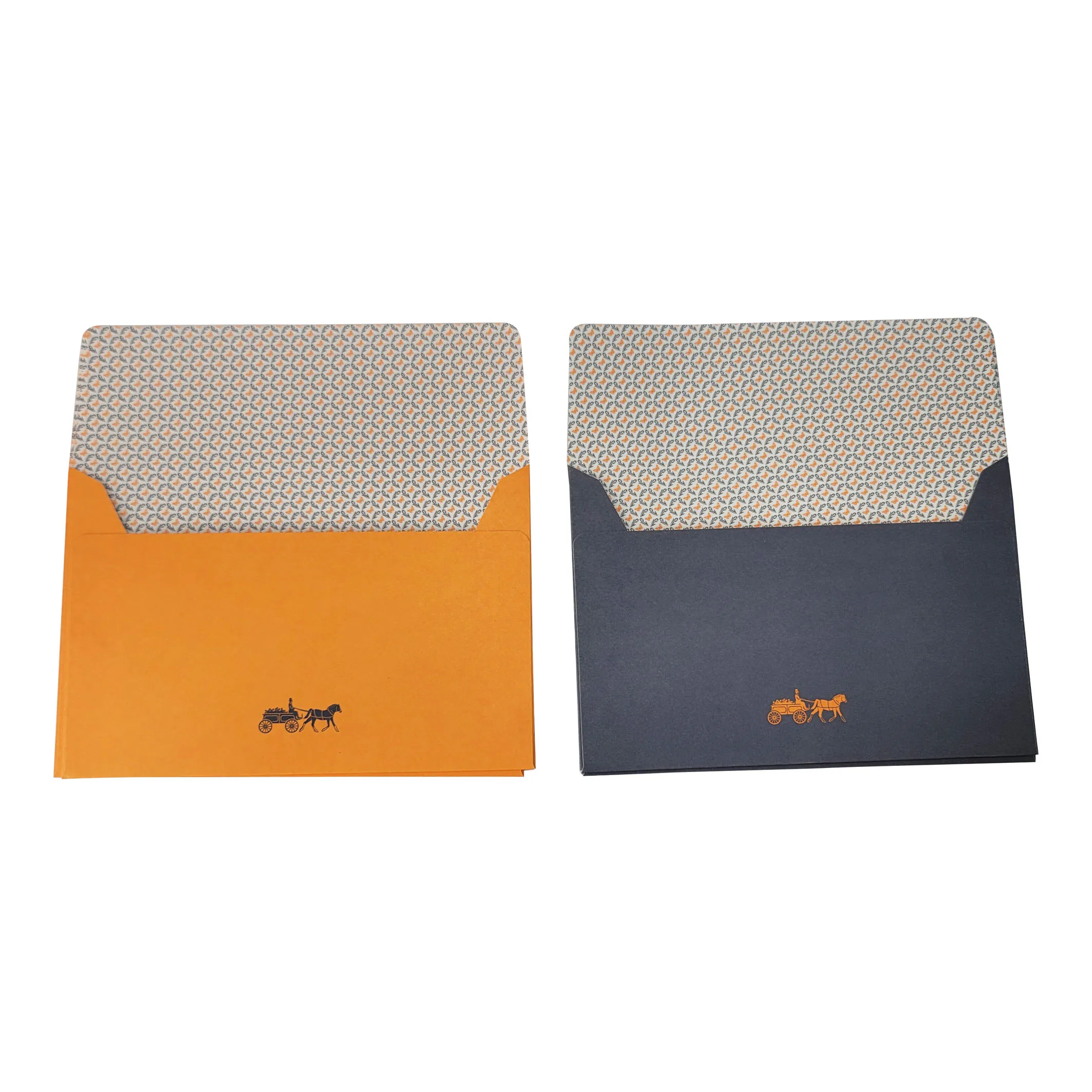 White Kraft Paper Folding rectangle Envelope with Custom printed Kraft Paper Envelope
