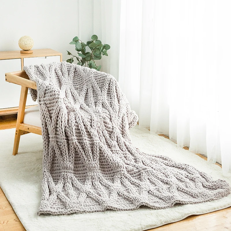 Yarncrafts синель Мягкая петля нить ПРЯЖА ручная вязка необычная крупная полиэфирная пряжа