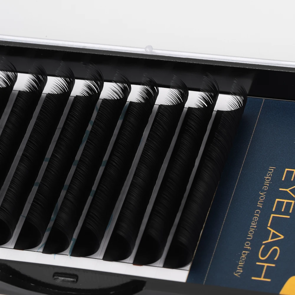 Korean PBT Custom Private Label Faux Mink Individual Lashes Supplies Lash Trays Volume Classic Cashmere Eyelash Extension