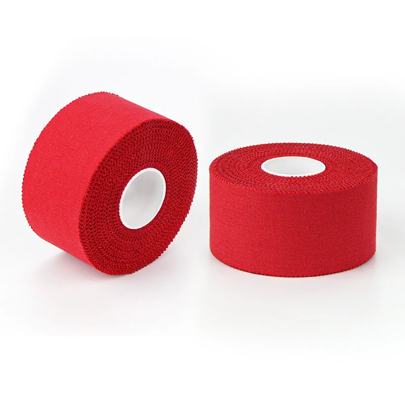 Cotton High Quality Weightlifting Adhesive Sports Tape Finger Tape Athletic Sports Tape 3.8CM*13.7M