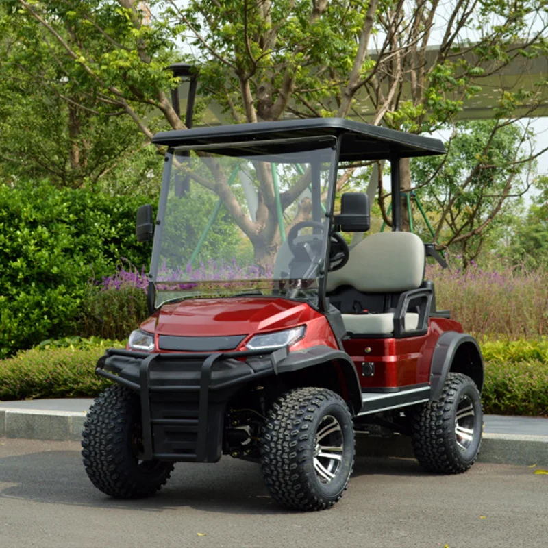 Hot Sale Mini golf cartLVTONG 48V Customized  By Side 4*4 Utv Electric Golf Buggy Cart With Legal Lithium Battery