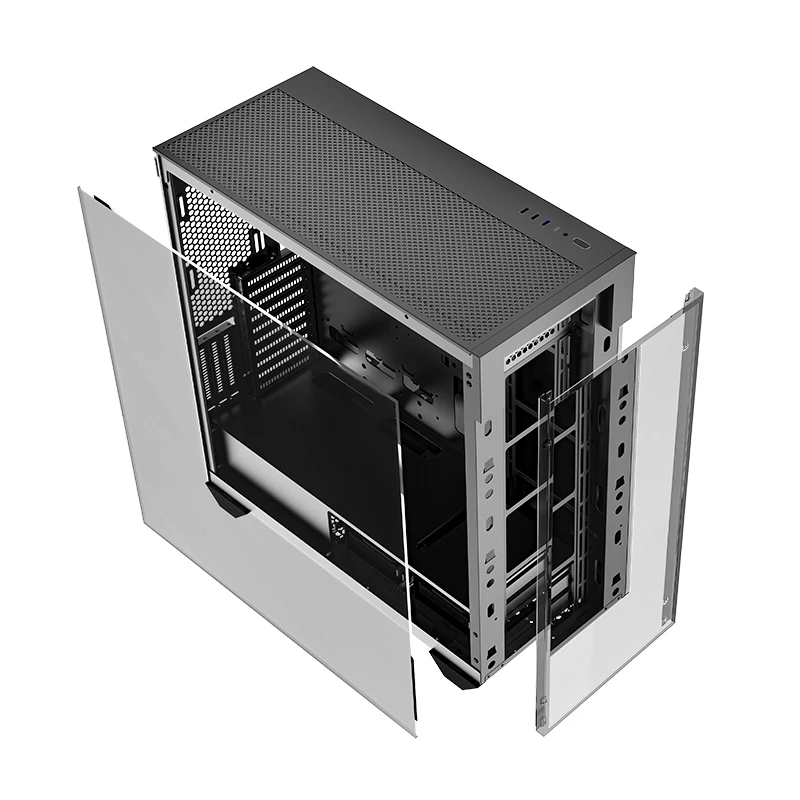ALSEYE full tower computer case with 10*PCIe slots and SSI-EEB/EATX/ATX/Micro-ATX/Mini-ITX