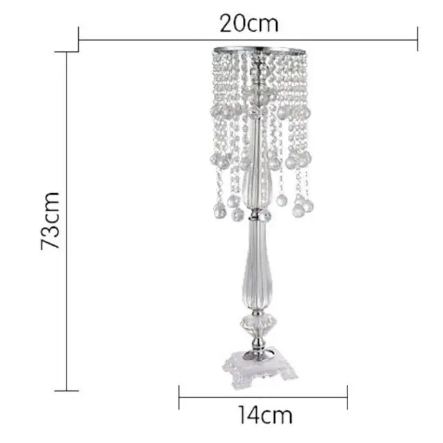 European Style Ornaments Wedding Party Home Event Decoration Crystal Flower Stands Wedding Table Decoration Centerpieces