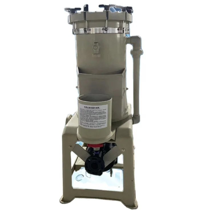 50um Plastic PP Bag Filter Housing For Electrolyte Circulation Filtration