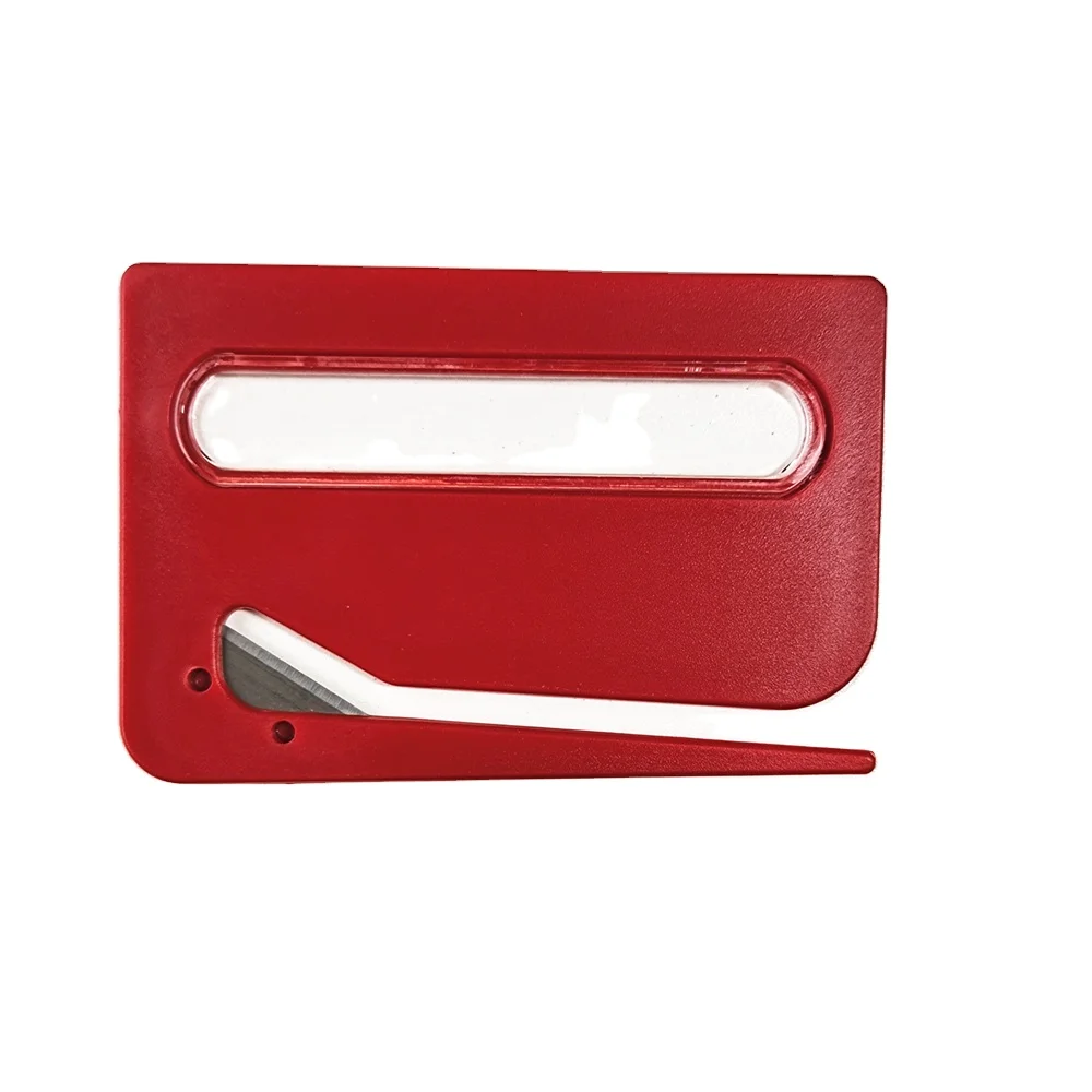 
HTX031 custom logo magnifying glass letter opener knife scale letter opener 
