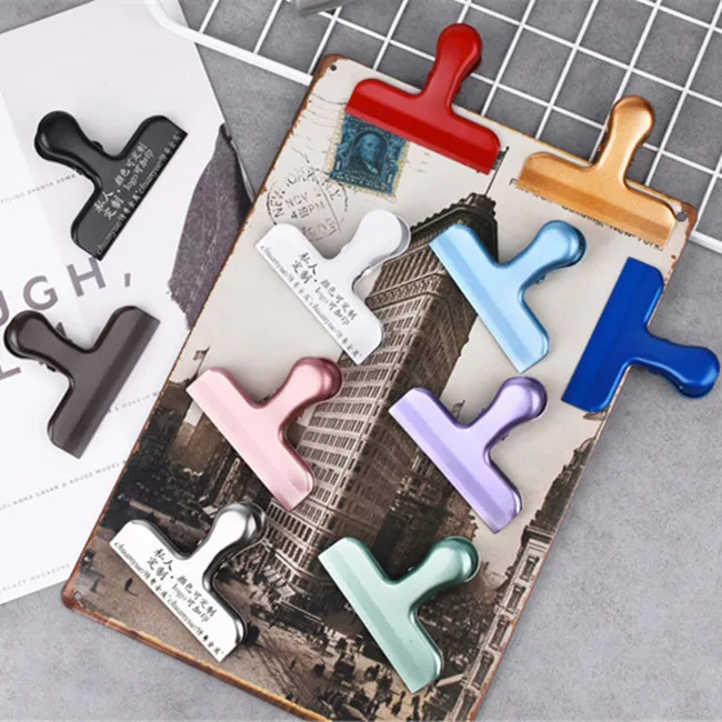 High Quality Colorful Metal Decoration Seal Clip, Bill Clip, Paper Clip