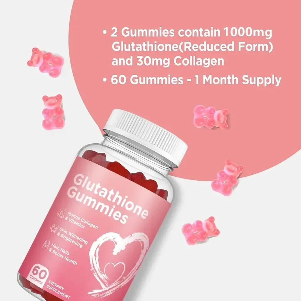 OEM/ODM/OBM  Glutathione capsules Collagen Anti-aging L-Glutathione Gummies Glutathione gummy for skin whitening