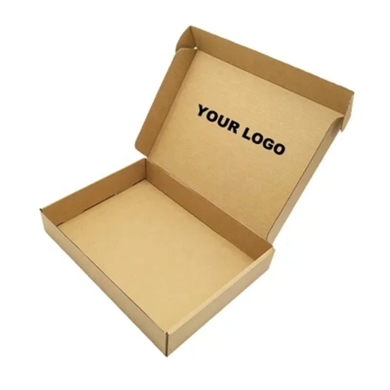 Logo Printing Flat Pack Apparel/Shoe/Dress/Jewelry/Wine/Gift Packaging Corrugated Paper Packing Shipping Mailer Carton Boxes