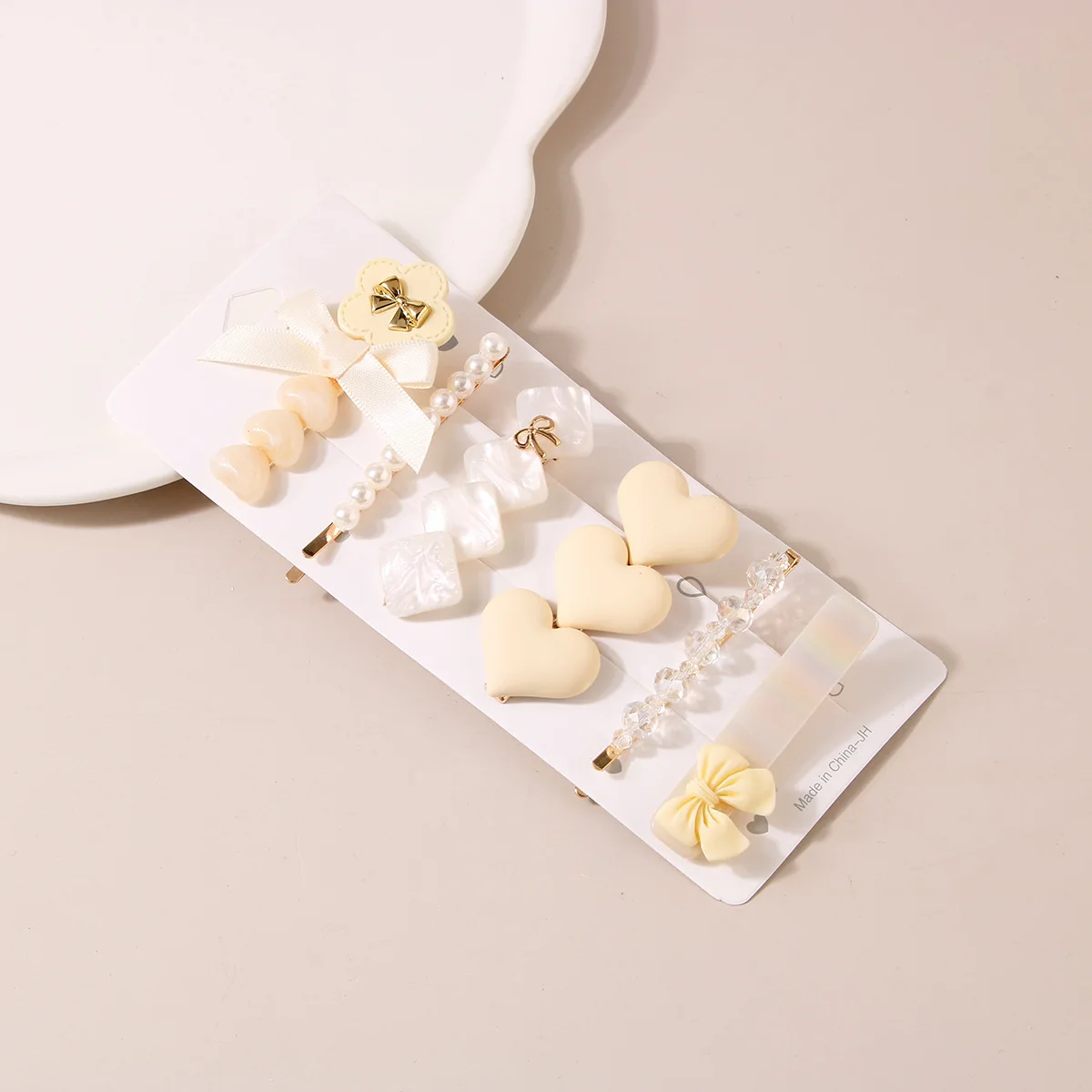 New Lovely Pearl Hairpin Set Diamond Side Hair Clip for Women Girl One-line Headwear Accessories Wholesale