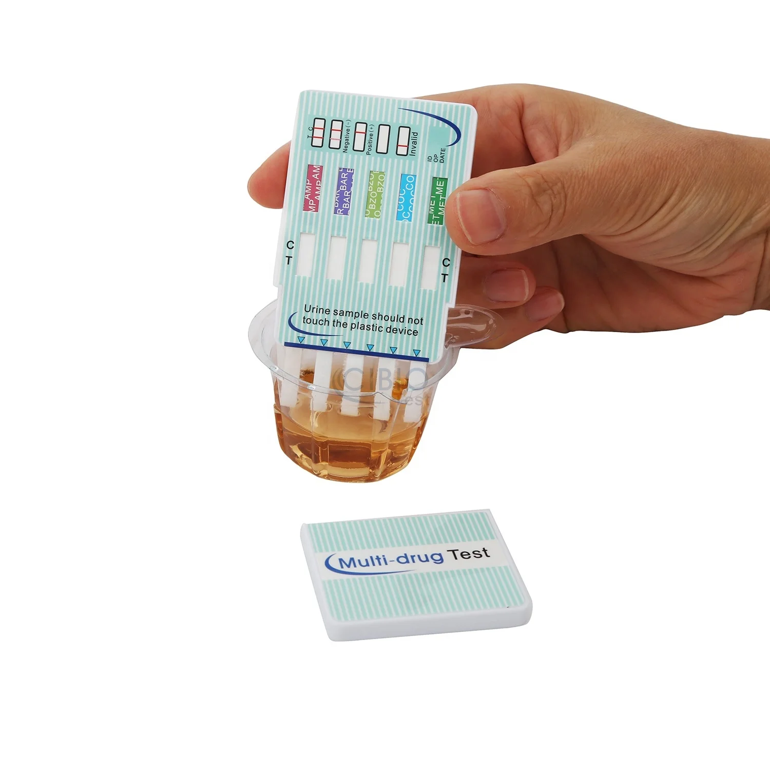 manufacturer urine rapid  (AMP/COC/THC/OPI/BZO)Multi-Drug 5 Panel test Dipcard