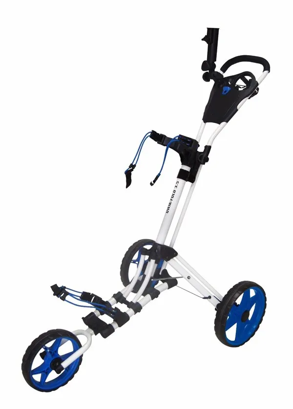 Электронной ручной тележки гольфа тележки высокое качество ручной складной с 3 колесами