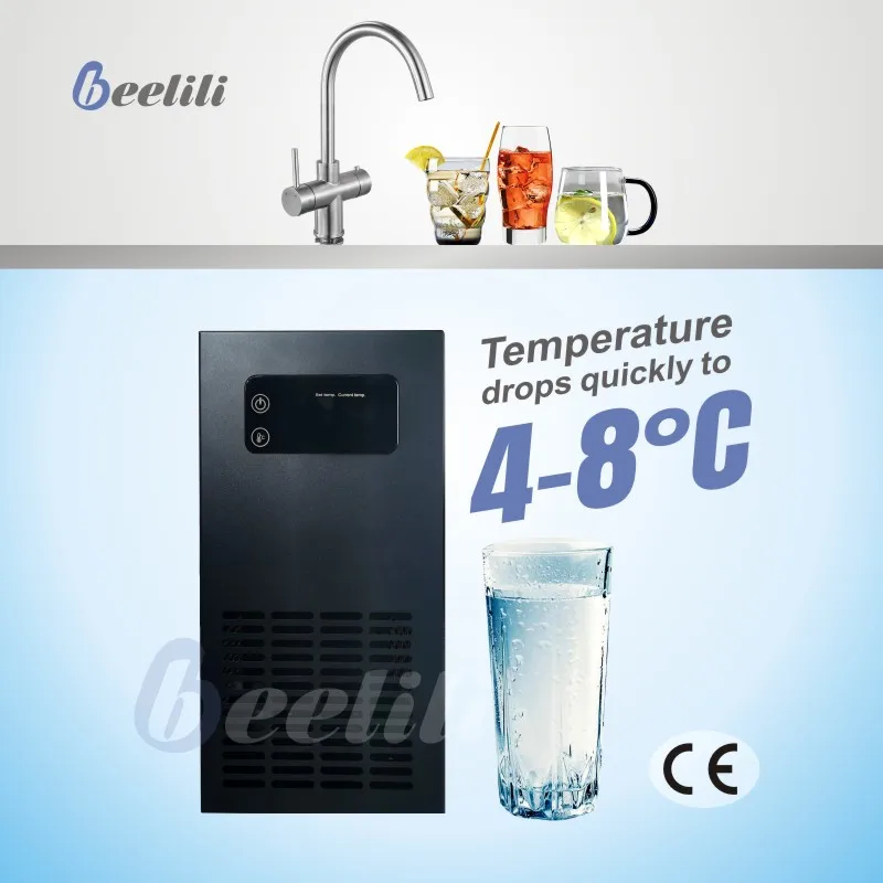 Beelili Stainless Steel Water Chiller, Water Cooling System , Cold Water Under Sink Water Cooler