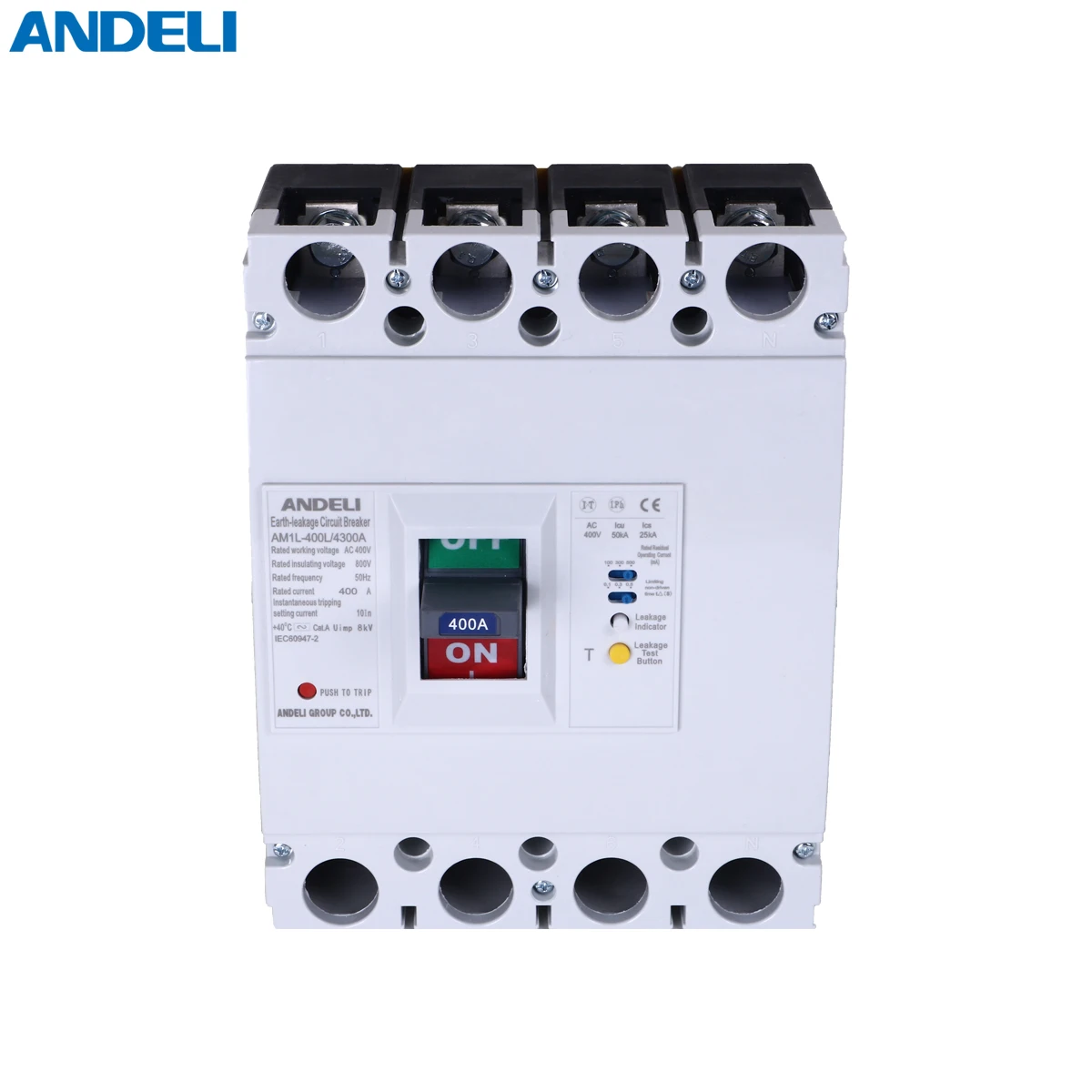  ANDELI AM1L-400/4300 225 250 315 350 400 Ампер Электрический elcb ac автомат защити цепи утечки земли