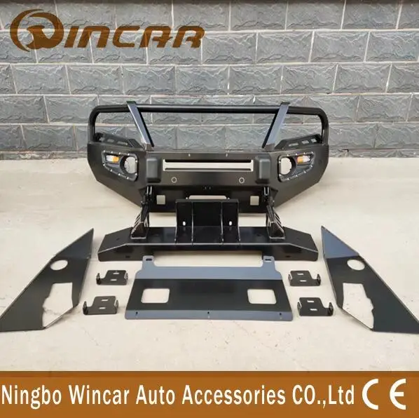 Pick Up Car  Front Winch Bumper With Lights For Triton L200